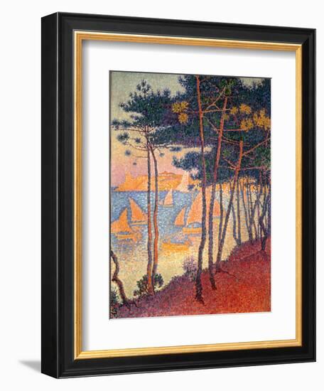 Sails and Pines-Paul Signac-Framed Giclee Print