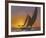 Sails in the Sunset-Diane Romanello-Framed Art Print