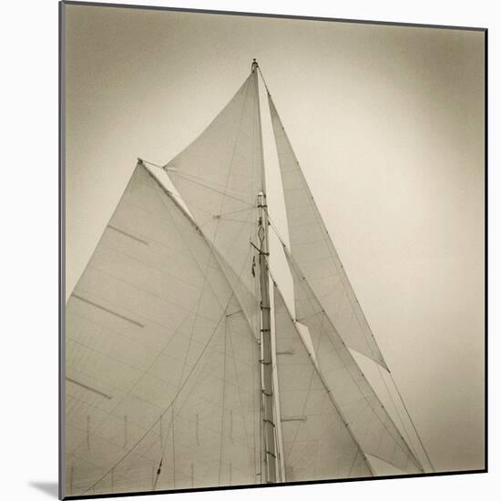 Sails of Friendship Sloop-Michael Kahn-Mounted Giclee Print
