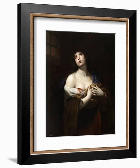 Saint Agatha, Ca. 1635-Andrea Vaccaro-Framed Giclee Print