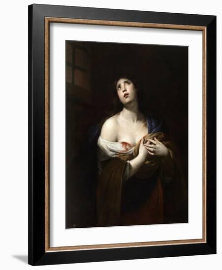 Saint Agatha, Ca. 1635-Andrea Vaccaro-Framed Giclee Print