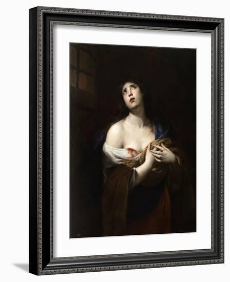 Saint Agatha, Ca. 1635-Andrea Vaccaro-Framed Giclee Print