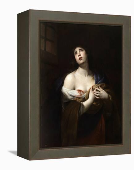 Saint Agatha, Ca. 1635-Andrea Vaccaro-Framed Premier Image Canvas