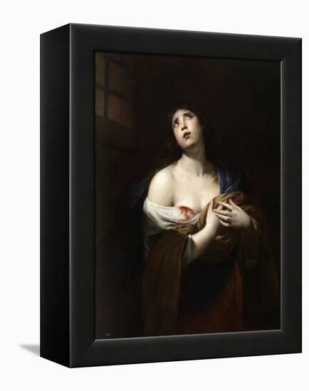 Saint Agatha, Ca. 1635-Andrea Vaccaro-Framed Premier Image Canvas
