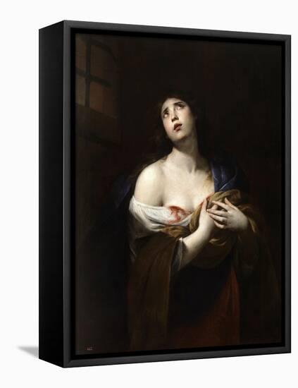 Saint Agatha, Ca. 1635-Andrea Vaccaro-Framed Premier Image Canvas