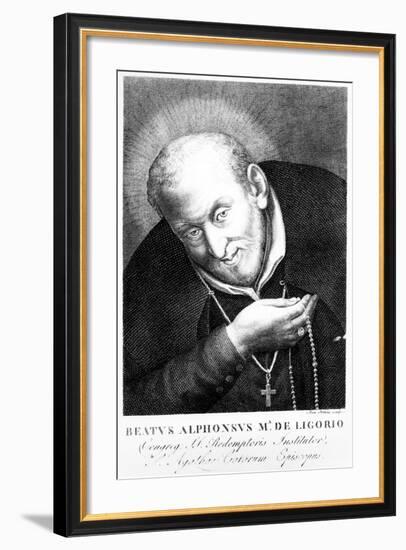 Saint Alphonsus Maria De Ligorio, Print Made by Joan Petrini-null-Framed Giclee Print