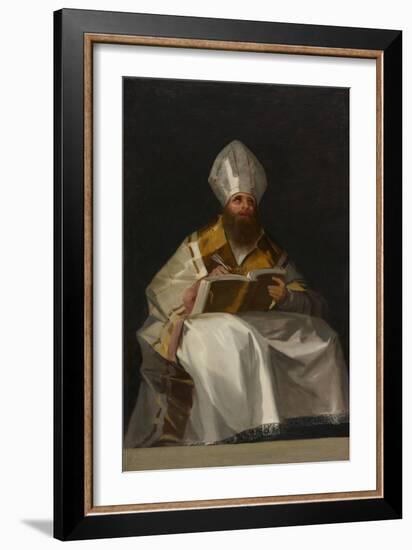 Saint Ambrose, C.1796-1799 (Oil on Canvas)-Francisco Jose de Goya y Lucientes-Framed Giclee Print