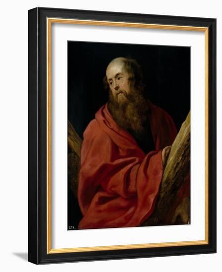 Saint Andrew, 1610-1612-Peter Paul Rubens-Framed Giclee Print