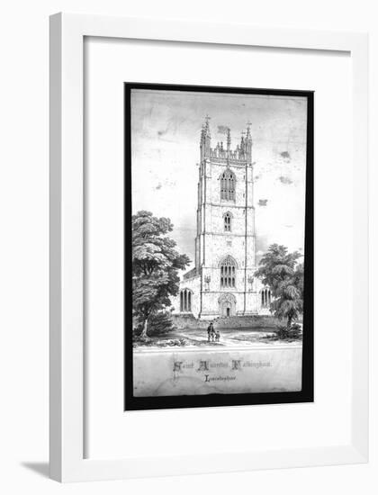 'Saint Andrew's Church, Falkingham, Lincolnshire', (early 19th century)-Unknown-Framed Giclee Print