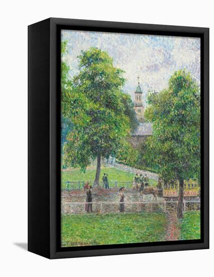 Saint Anne's Church, Kew, London. 1892-Camille Pissarro-Framed Premier Image Canvas