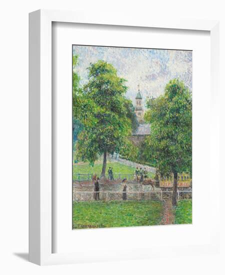 Saint Anne's Church, Kew, London. 1892-Camille Pissarro-Framed Giclee Print