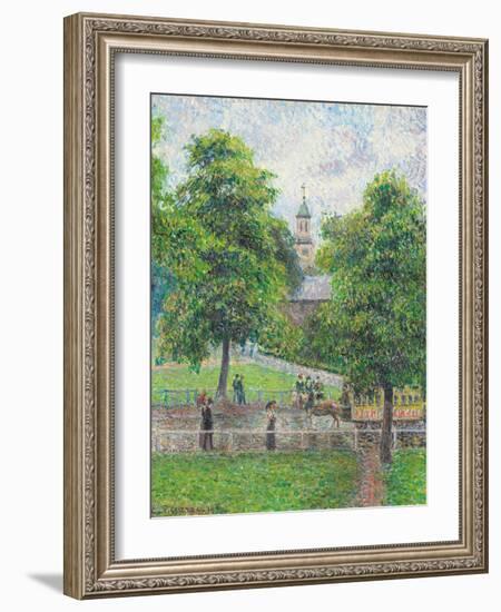 Saint Anne's Church, Kew, London. 1892-Camille Pissarro-Framed Giclee Print