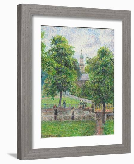 Saint Anne's Church, Kew, London. 1892-Camille Pissarro-Framed Giclee Print