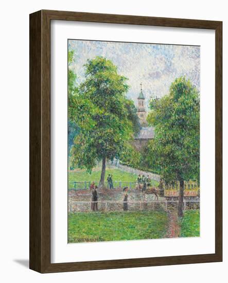 Saint Anne's Church, Kew, London. 1892-Camille Pissarro-Framed Giclee Print