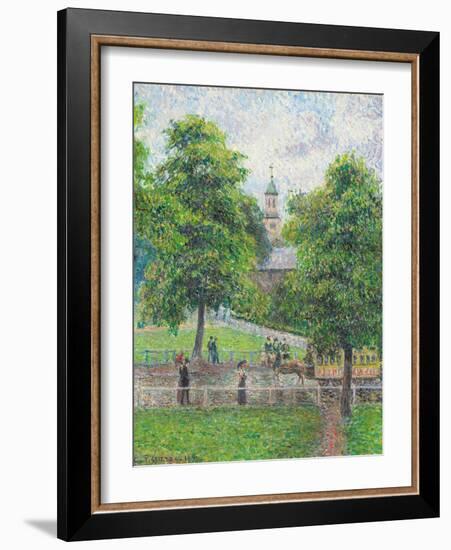 Saint Anne's Church, Kew, London. 1892-Camille Pissarro-Framed Giclee Print