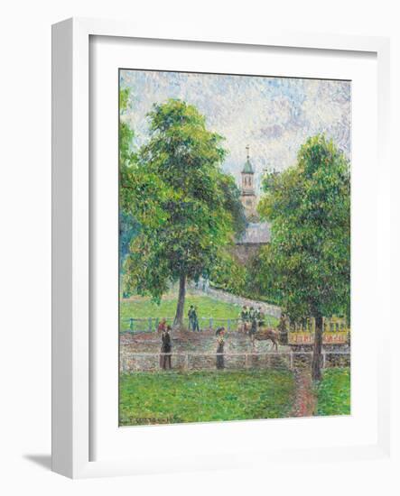 Saint Anne's Church, Kew, London. 1892-Camille Pissarro-Framed Giclee Print