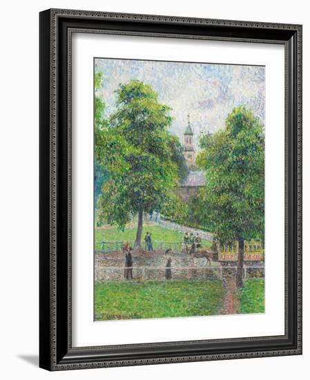 Saint Anne's Church, Kew, London. 1892-Camille Pissarro-Framed Giclee Print