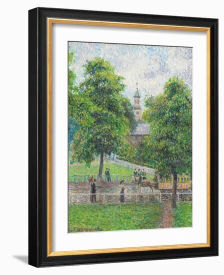 Saint Anne's Church, Kew, London. 1892-Camille Pissarro-Framed Giclee Print