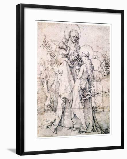 Saint Anne with Child and Virgin Mary, C1500-Albrecht Durer-Framed Giclee Print