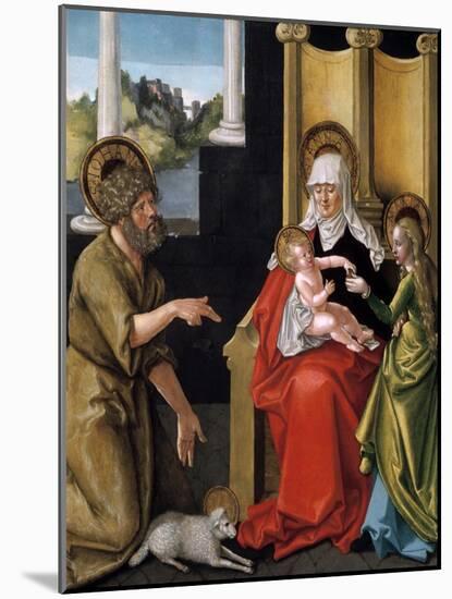 Saint Anne with the Christ Child, the Virgin, and Saint John the Baptist, C1511-Hans Baldung-Mounted Giclee Print