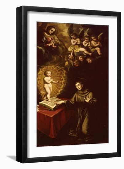 Saint Anthony of Padua and the Infant Christ-Vincente Carducho-Framed Giclee Print