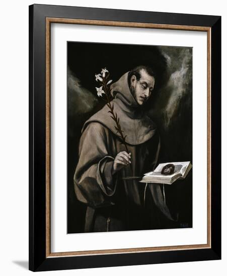 Saint Anthony of Padua, Ca. 1580-El Greco-Framed Giclee Print