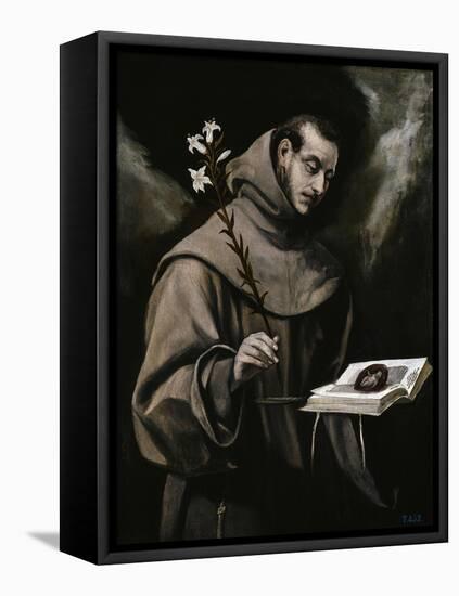 Saint Anthony of Padua, Ca. 1580-El Greco-Framed Premier Image Canvas