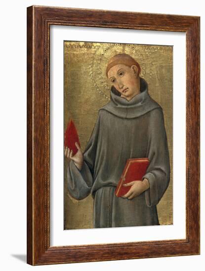 Saint Anthony of Padua-Sano di Pietro-Framed Giclee Print