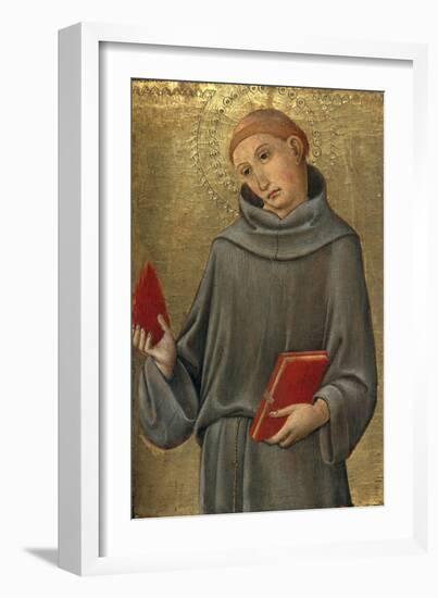Saint Anthony of Padua-Sano di Pietro-Framed Giclee Print