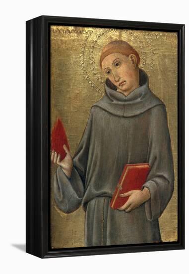 Saint Anthony of Padua-Sano di Pietro-Framed Premier Image Canvas