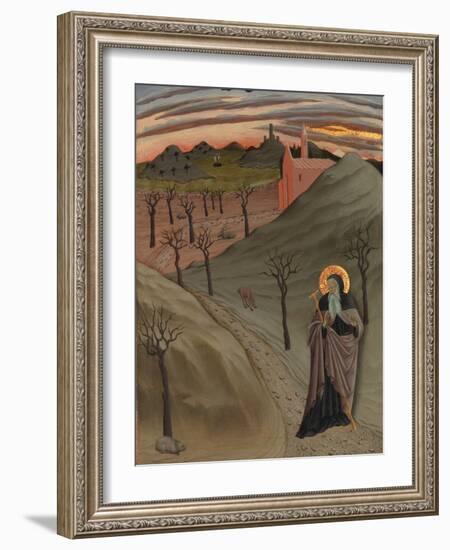 Saint Anthony the Abbot in the Wilderness, c.1435-Master of the Osservanza-Framed Giclee Print