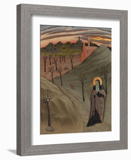 Saint Anthony the Abbot in the Wilderness, c.1435-Master of the Osservanza-Framed Giclee Print