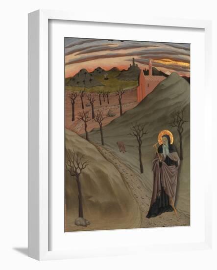 Saint Anthony the Abbot in the Wilderness, c.1435-Master of the Osservanza-Framed Giclee Print