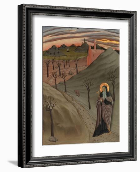 Saint Anthony the Abbot in the Wilderness, c.1435-Master of the Osservanza-Framed Giclee Print