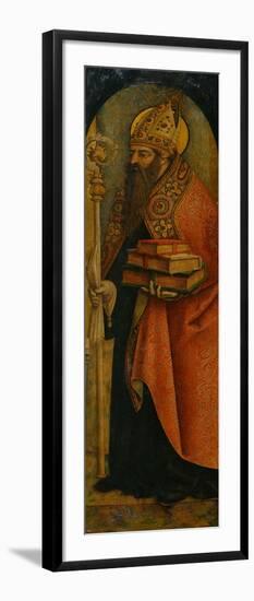 Saint Augustine, 1480S-Carlo Crivelli-Framed Giclee Print