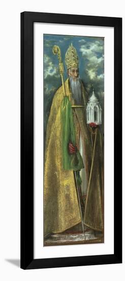 Saint Augustine of Hippo (354-430) 1590-El Greco-Framed Giclee Print