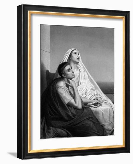 Saint Augustine of Hippo-null-Framed Art Print