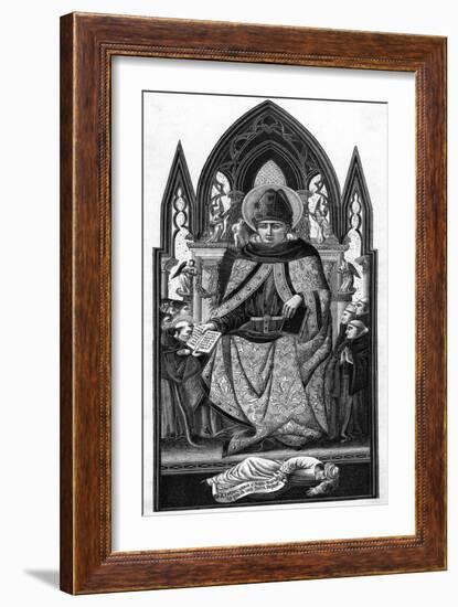 Saint Augustine of Hippo-null-Framed Premium Giclee Print