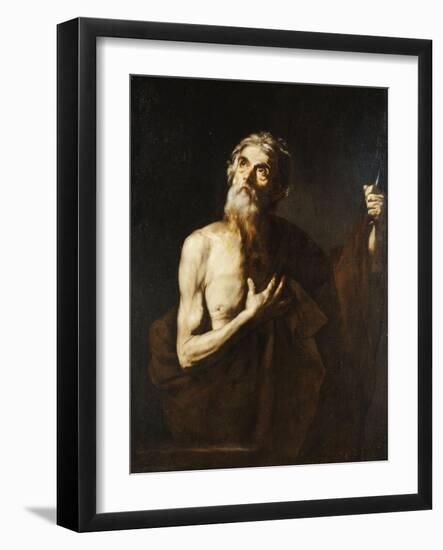 Saint Bartholomew, 1634-Jusepe de Ribera-Framed Giclee Print