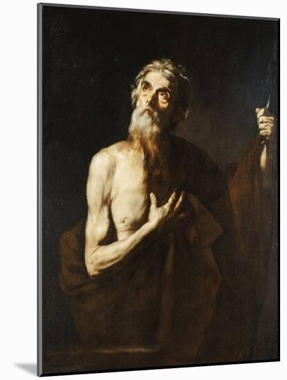 Saint Bartholomew, 1634-Jusepe de Ribera-Mounted Giclee Print