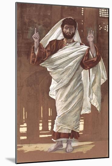 Saint Bartholomew for 'The Life of Christ', C.1886-94 (W/C and Gouache on Paperboard)-James Jacques Joseph Tissot-Mounted Giclee Print