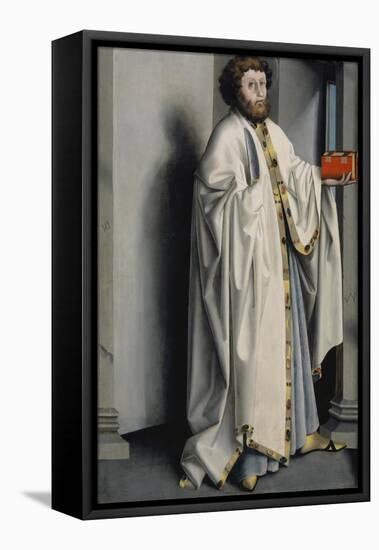 Saint Bartholomew from the Heilspiegel Altarpiece, c.1435-Konrad Witz-Framed Premier Image Canvas