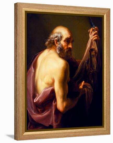 Saint Bartholomew (Half Length), 17Th Century (Painting)-Pompeo Girolamo Batoni-Framed Premier Image Canvas