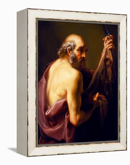 Saint Bartholomew (Half Length), 17Th Century (Painting)-Pompeo Girolamo Batoni-Framed Premier Image Canvas