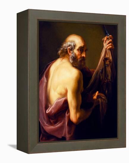 Saint Bartholomew (Half Length), 17Th Century (Painting)-Pompeo Girolamo Batoni-Framed Premier Image Canvas