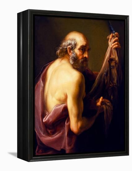 Saint Bartholomew (Half Length), 17Th Century (Painting)-Pompeo Girolamo Batoni-Framed Premier Image Canvas