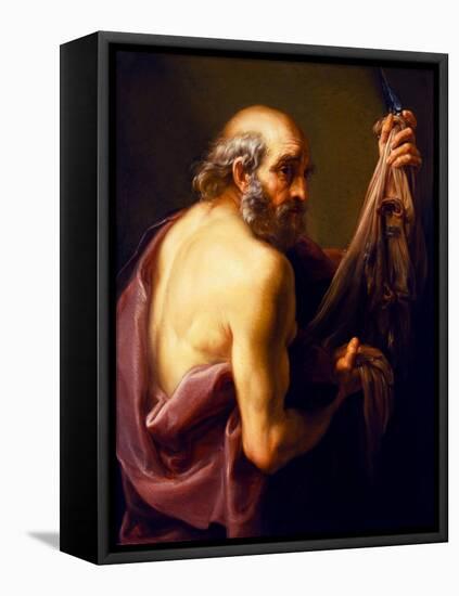 Saint Bartholomew (Half Length), 17Th Century (Painting)-Pompeo Girolamo Batoni-Framed Premier Image Canvas