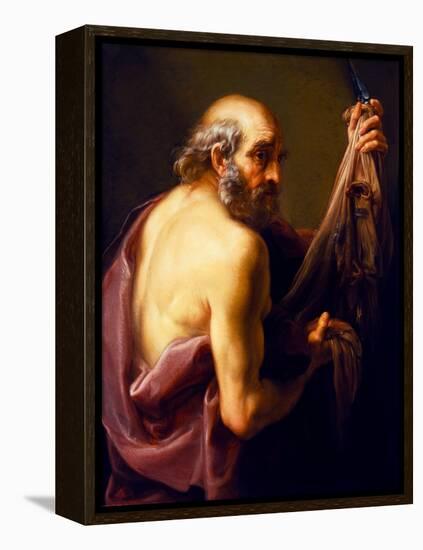 Saint Bartholomew (Half Length), 17Th Century (Painting)-Pompeo Girolamo Batoni-Framed Premier Image Canvas