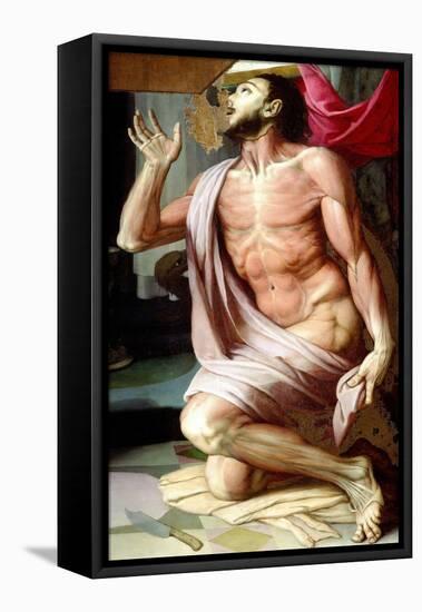 Saint Bartholomew-Agnolo Bronzino-Framed Premier Image Canvas