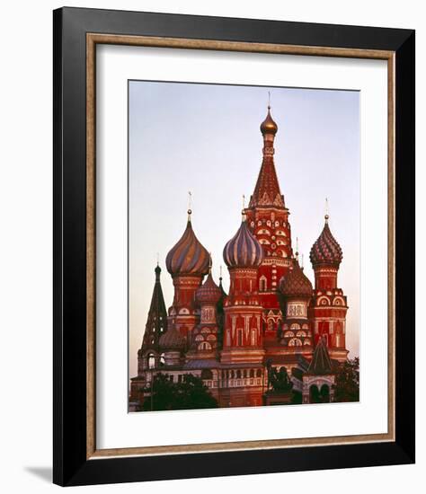 Saint Basil's Cathedral Moscow-null-Framed Art Print